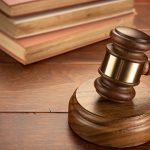 Gavel in law library