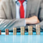 Businessman and his financial investment